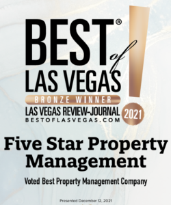 Best of Las Vegas 2021, Voted Best Property Management Company